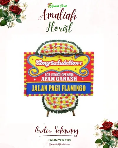 Bunga Papan Congratulation di Degayu